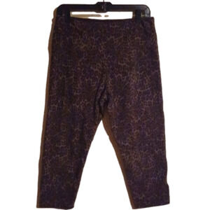 𝅺Casablanca by Marrakech animal print leggings. Size large. Good used condition